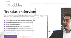 Desktop Screenshot of bubblestranslation.com